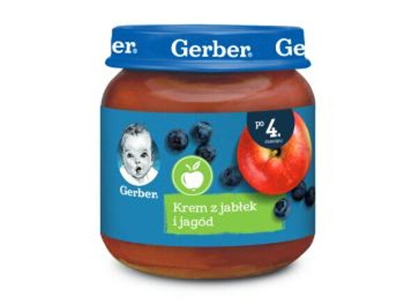 krem z jablek i jagod