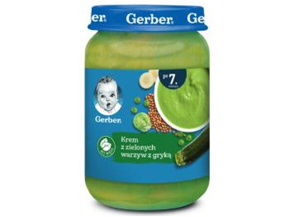 gerber krem z zielonych warzyw z gryka gerber krem z zielonych warzyw z gryka