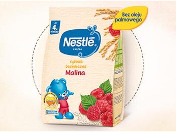 Nestlé Kaszka ryżowa bezmleczna Malina Nestlé Kaszka ryżowa bezmleczna Malina