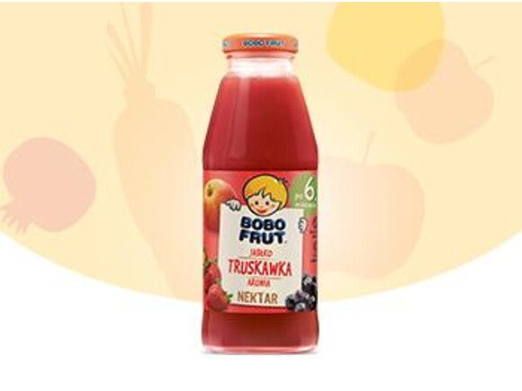 nektar_jablko_truskawka_i_aronia_kv-350 Bobo Frut Nektar jabłko, truskawka i aronia