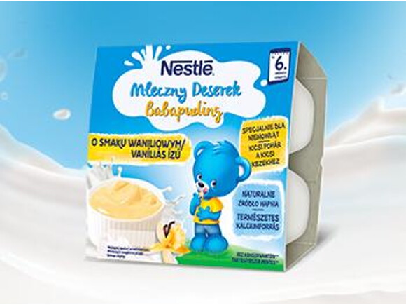 Nestlé Mleczny Deserek o smaku waniliowym Nestlé Mleczny Deserek o smaku waniliowym
