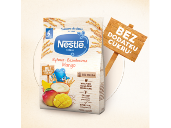 Nestlé Kaszka ryżowa-bezmleczna Mango