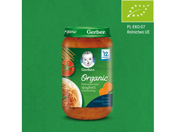 Gerber organic spaghetti