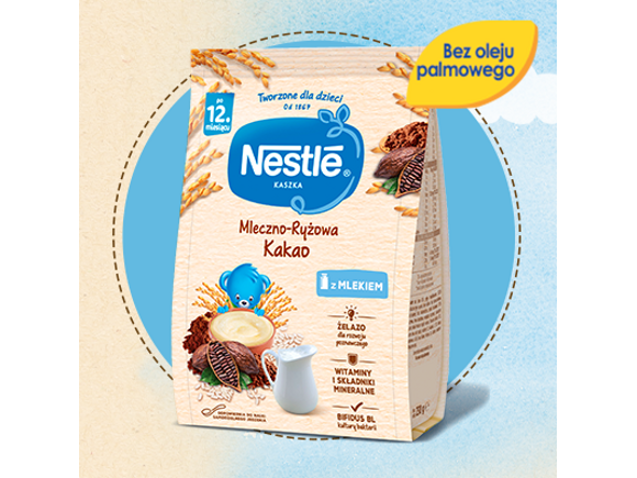 Nestlé Kaszka mleczno-ryżowa Kakao