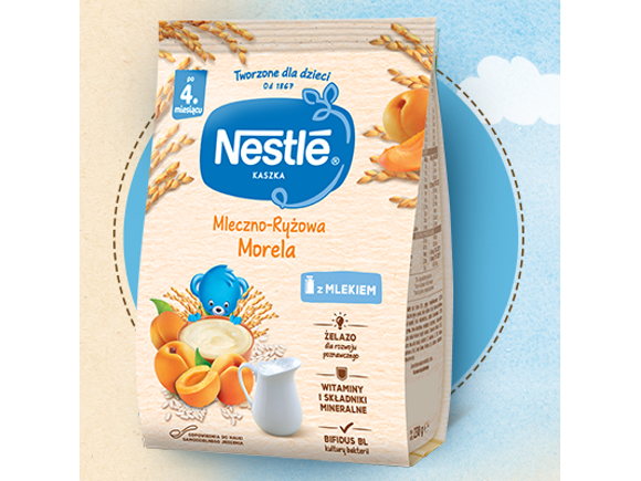 Nestlé Kaszka mleczno-ryżowa Morela