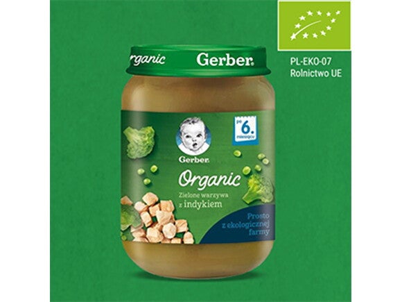 Zielone warzywa z indykiem