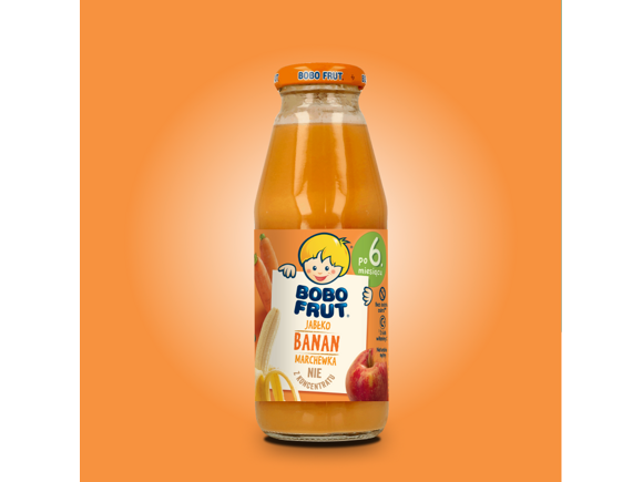 Bobo frut Nektar owocowo-warzywny jabłko, banan, marchewka