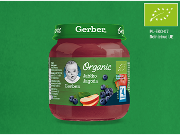 Gerber Organic Jabłko jagoda