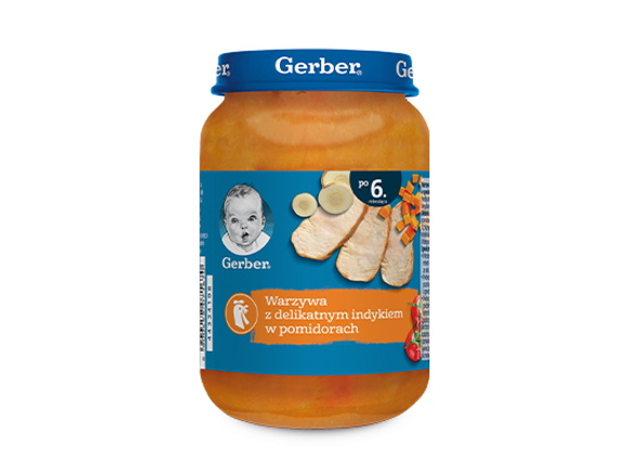 Warzywa z delikatnym indykiem w pomidorach