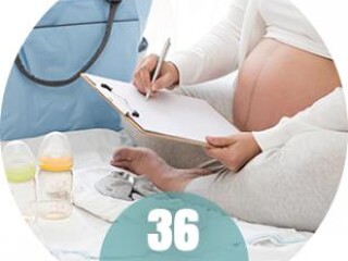 36 tydzień ciąży - przygotowania do porodu