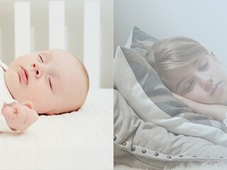 Sposoby na dobry sen – zdjęcia śpiącego niemowlęcia oraz kilkuletniej dziewczynki
