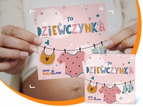 Karta do zdjęć „To dziewczynka”