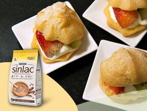 Ptysie z owocowym jogurtem – po 12. miesiącu