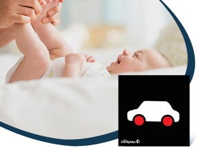 Karta kontrastowa autko