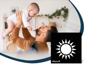 Karta kontrastowa Słońce