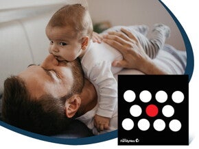 Karta kontrastowa kropki