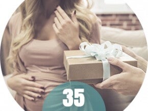 35 tydzień ciąży – baby shower