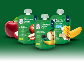 Deserki w tubkach Gerber Organic