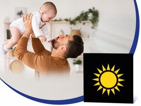 Karta kontrastowa Słońce