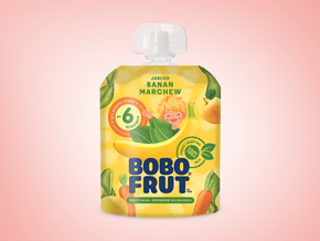 BOBO FRUT w tubce jabłko, banan, marchew