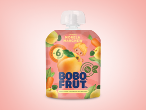 BOBO FRUT w tubce jabłko, morela, marchew