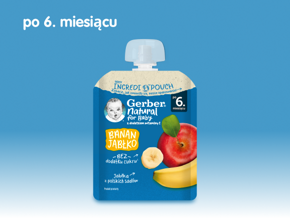 Gerber Deserek banan, jabłko
