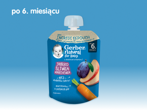Gerber Deserek jabłko, śliwka, marchewka