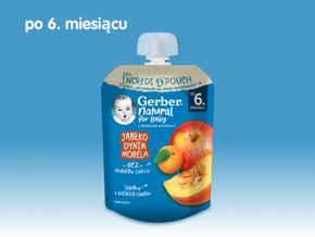 Gerber Deserek jabłko, brzoskwinia 