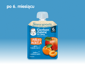 Gerber Deserek jabłko, morela 