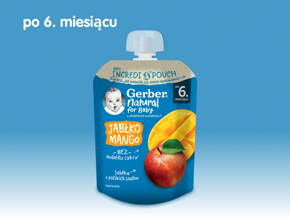 Gerber Deserek jabłko, mango
