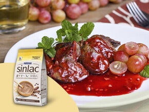 Polędwiczka cielęca kwaśno-słodka z winogronami po 24. miesiącu