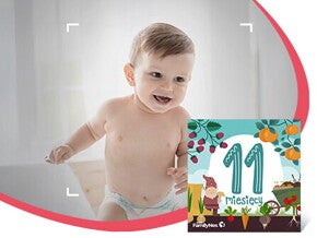 Karta do zdjęć "11 miesięcy"