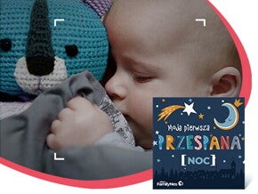 Karta do zdjęć „Moja pierwsza przespana noc"