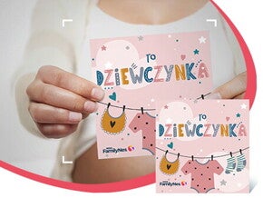 Karta do zdjęć „To dziewczynka”