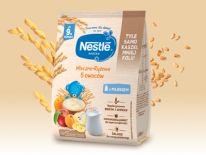 Nestlé Kaszka mleczno-ryżowa 5 owoców