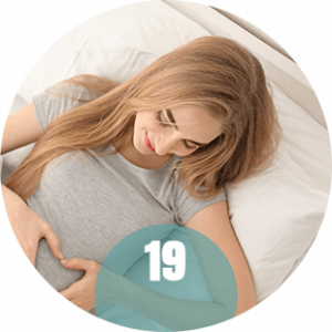 kobieta w 19 tygodniu ciąży kobieta w 19 tygodniu ciąży