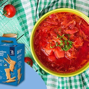 Barszcz czerwony z truskawkami i jabłkiem po 10. miesiącu