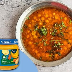 Zupa z czerwonej soczewicy i pomidorów – po 8. miesiącu