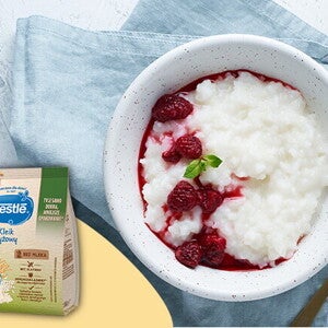 Ryż z owocami po 9. miesiącu