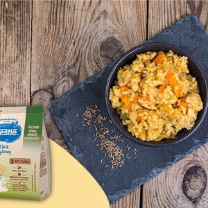 Risotto z jagnięciną po 8. miesiącu