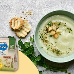 Krem z kalafiora i zielonej papryki po 6. miesiącu