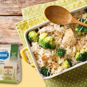 Zapiekanka warzywna z kurczakiem i serem po 8. miesiącu