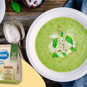 Krem z cukinii z lanymi kluseczkami – po 10. miesiącu