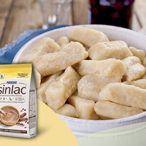Bananowe kluski kładzione po 8. miesiącu