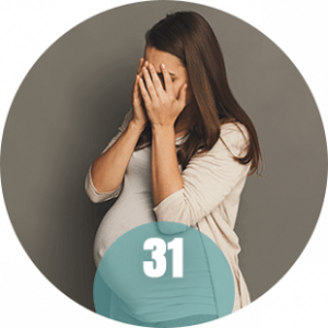 31 tydzień ciąży - samopoczucie mamy