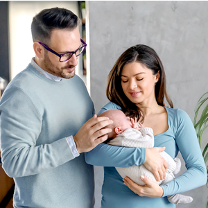 Prawidłowe trzymanie noworodka