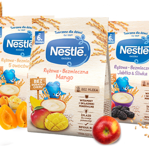 Kaszki Nestlé bez dodatku cukru Kaszki Nestlé bez dodatku cukru