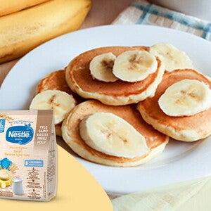 Placuszki bananowe po 8. miesiącu