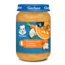 Gerber Wiosenna zupka z indykiem i koperkiem