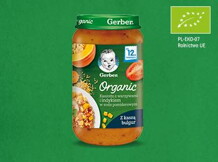 Gerber Organic Pełnoziarniste spaghetti z wołowiną teaser